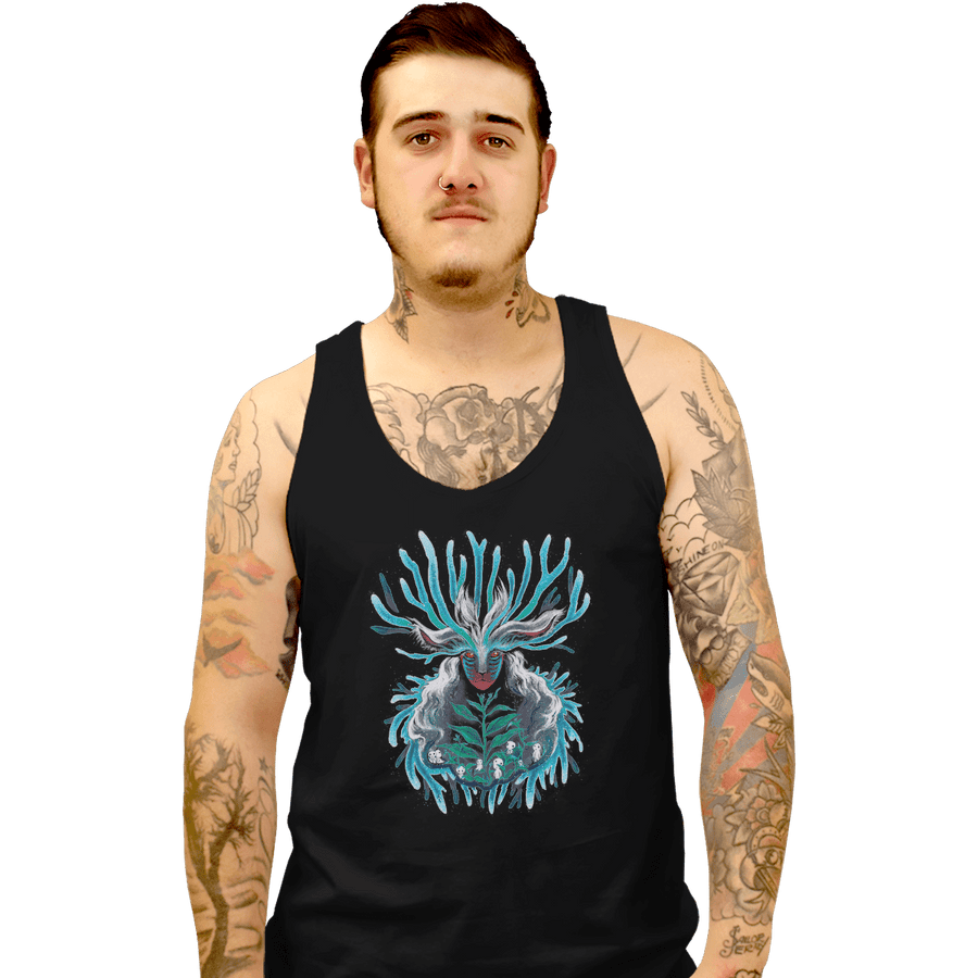 Shirts Tank Top, Unisex / Small / Black The Forest Spirit