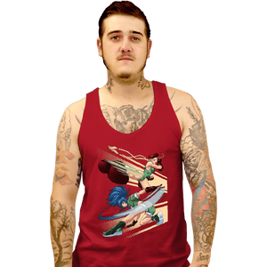 Secret_Shirts Tank Top, Unisex / Small / Red Army Girls