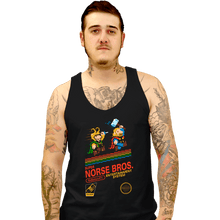 Load image into Gallery viewer, Secret_Shirts Tank Top, Unisex / Small / Black Super Norse Bros
