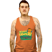Load image into Gallery viewer, Shirts Tank Top, Unisex / Small / Orange Neon Garfield Evangelion Orange

