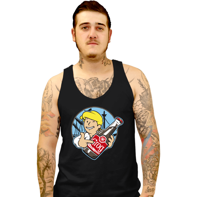 Shirts Tank Top, Unisex / Small / Black Grog Cola