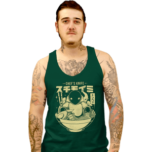 Shirts Tank Top, Unisex / Small / Black Chef's Knife Ramen