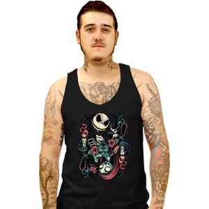 Daily_Deal_Shirts Tank Top, Unisex / Small / Black Jack & Sally Card
