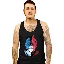 Load image into Gallery viewer, Shirts Tank Top, Unisex / Small / Black Blue VS Rose
