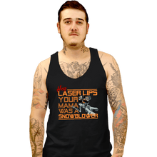 Load image into Gallery viewer, Secret_Shirts Tank Top, Unisex / Small / Black Hey, Laser Lips!
