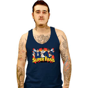 Daily_Deal_Shirts Tank Top, Unisex / Small / Navy Da Super Fans