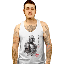 Load image into Gallery viewer, Shirts Tank Top, Unisex / Small / White Din Djarin

