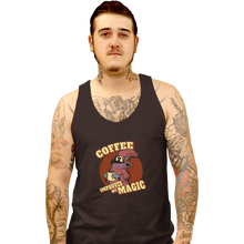 Load image into Gallery viewer, Shirts Tank Top, Unisex / Small / Black Coffee Improves My Magic
