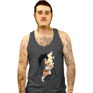 Daily_Deal_Shirts Tank Top, Unisex / Small / Charcoal Power God Of Sun