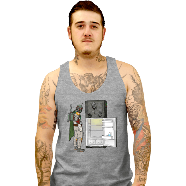 Daily_Deal_Shirts Tank Top, Unisex / Small / Sports Grey Boba Fridge