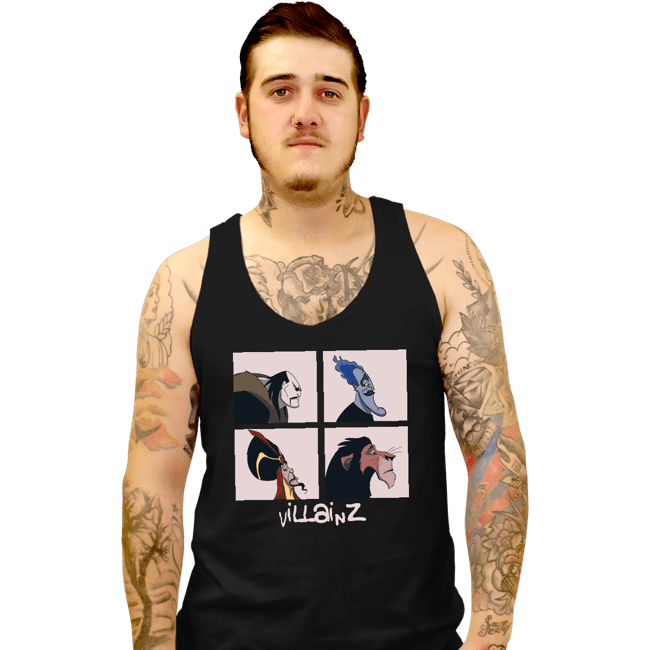 Secret_Shirts Tank Top, Unisex / Small / Black 90s Villains