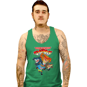 Shirts Tank Top, Unisex / Small / X (more expensive blank) Street Mutant Ninja Sharks