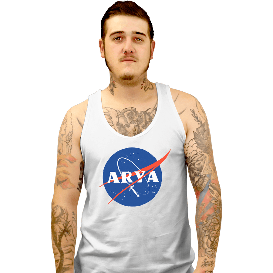 Shirts Tank Top, Unisex / Small / White Space Needle