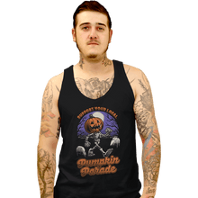 Load image into Gallery viewer, Shirts Tank Top, Unisex / Small / Black Halloween Pumpkin Parade
