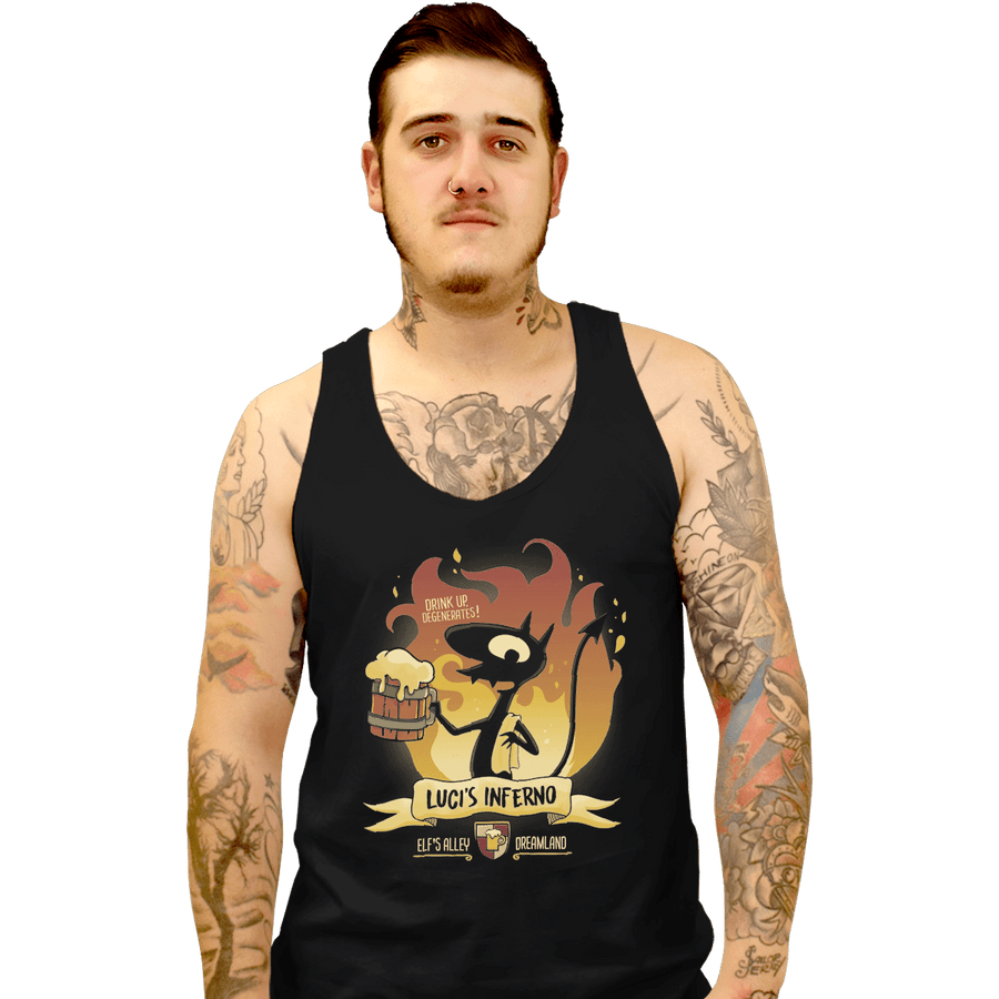Shirts Tank Top, Unisex / Small / Black Luci's Inferno