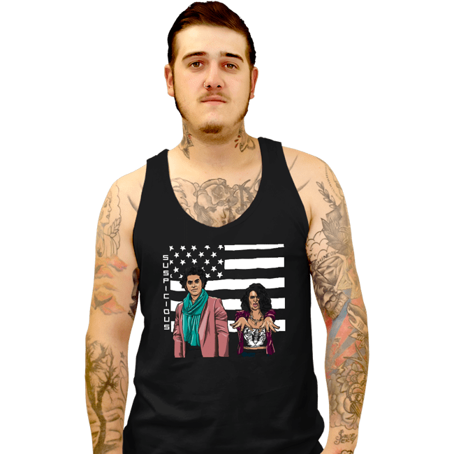 Secret_Shirts Tank Top, Unisex / Small / Black Don't Be Suspicious