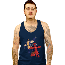 Load image into Gallery viewer, Secret_Shirts Tank Top, Unisex / Small / Navy Wolverine &amp; Deadpool
