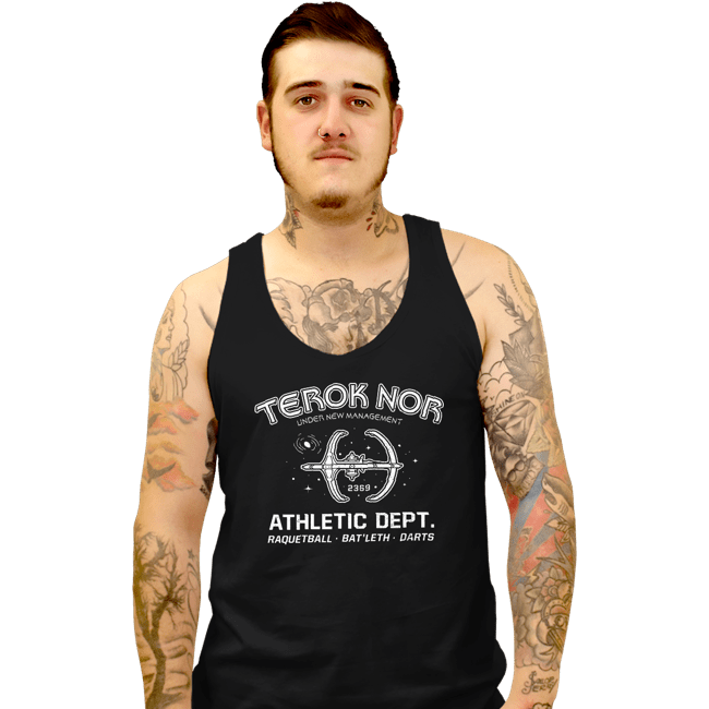 Last_Chance_Shirts Tank Top, Unisex / Small / Black Trek Athletic DS9