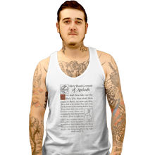 Load image into Gallery viewer, Shirts Tank Top, Unisex / Small / White Holy Hand Grenade Script
