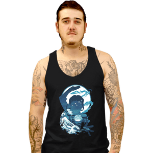 Daily_Deal_Shirts Tank Top, Unisex / Small / Black Waterbender