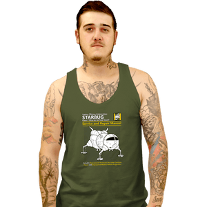 Shirts Tank Top, Unisex / Small / Military Green Starbug Repair Manual