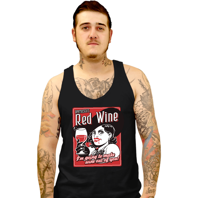 Shirts Tank Top, Unisex / Small / Black Dimitrescu Wine