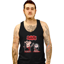 Load image into Gallery viewer, Shirts Tank Top, Unisex / Small / Black Puzzle Pig
