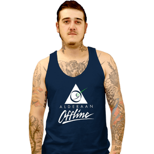 Shirts Tank Top, Unisex / Small / Navy Planet Offline