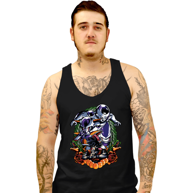 Shirts Tank Top, Unisex / Small / Black Frieza Crest