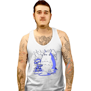 Daily_Deal_Shirts Tank Top, Unisex / Small / White My Neighbor Snowman