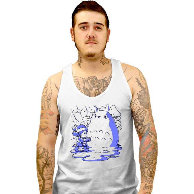 Daily_Deal_Shirts Tank Top, Unisex / Small / White My Neighbor Snowman