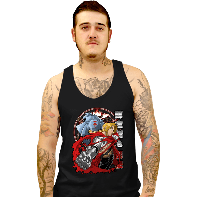 Secret_Shirts Tank Top, Unisex / Small / Black Fullmetal Brotherhood