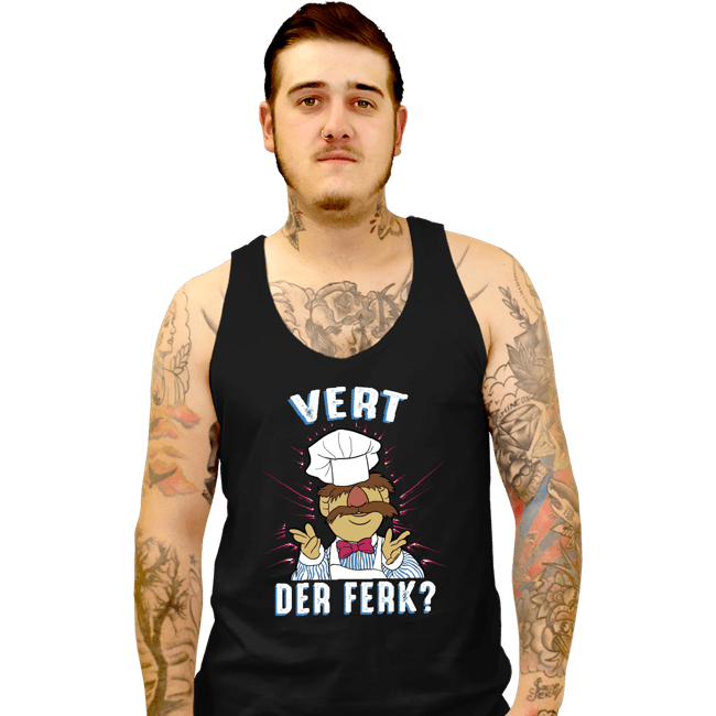 Daily_Deal_Shirts Tank Top, Unisex / Small / Black Swedish Chef