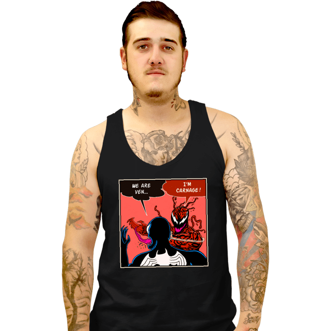Shirts Tank Top, Unisex / Small / Black Symbiote Slap
