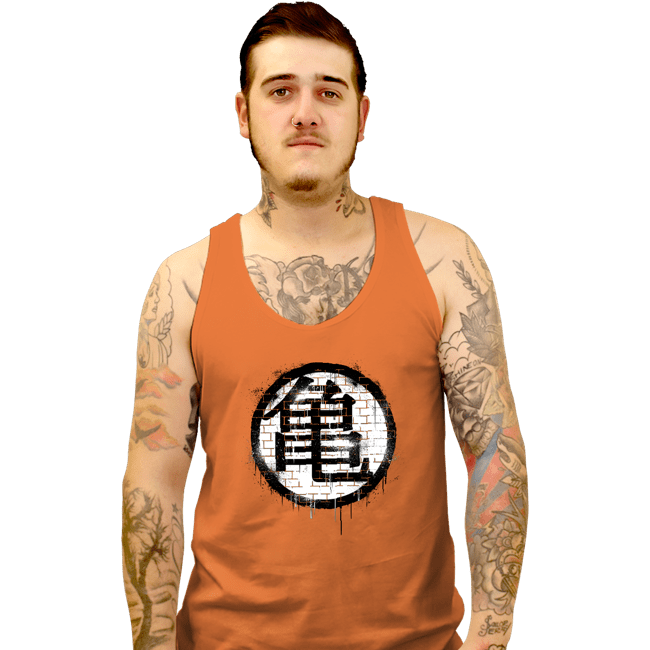 Shirts Tank Top, Unisex / Small / Orange Kame Spray