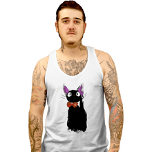Load image into Gallery viewer, Shirts Tank Top, Unisex / Small / White Watercolor Cat
