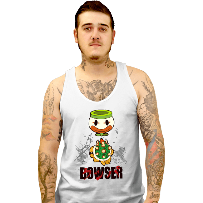 Secret_Shirts Tank Top, Unisex / Small / White Akira Bowser