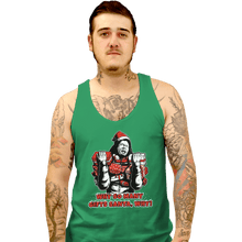 Load image into Gallery viewer, Shirts Tank Top, Unisex / Small / Irish Green Why Santa Why
