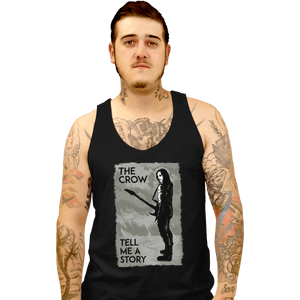 Shirts Tank Top, Unisex / Small / Black Crows Don't Cry