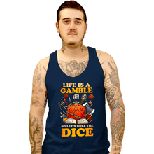 Load image into Gallery viewer, Shirts Tank Top, Unisex / Small / Navy Life Is A Gamble
