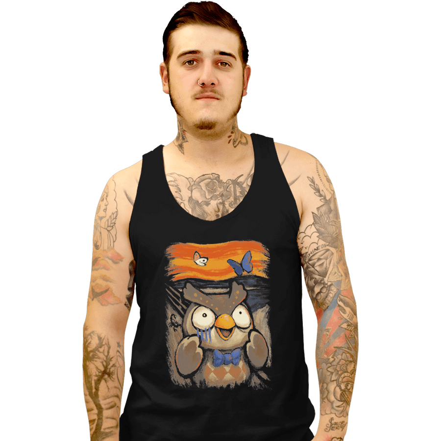Shirts Tank Top, Unisex / Small / Black Island Scream