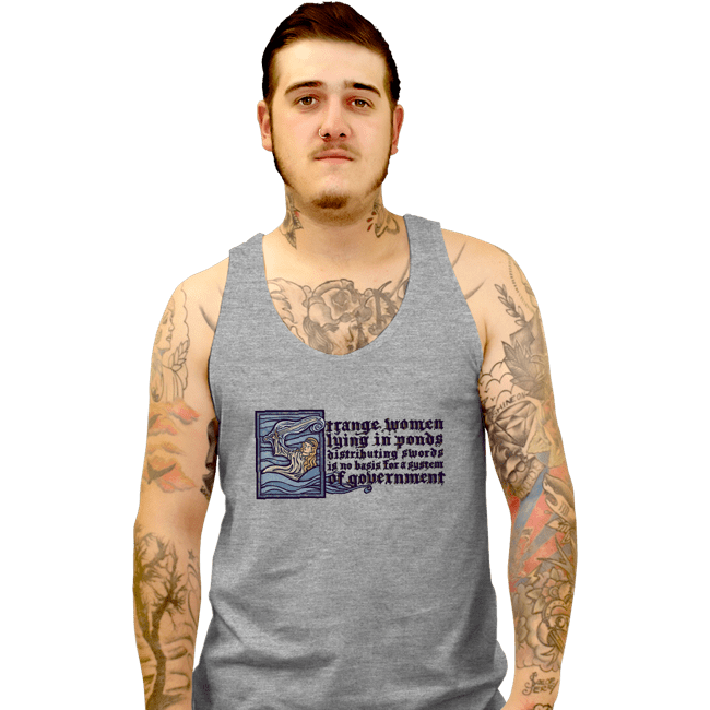 Daily_Deal_Shirts Tank Top, Unisex / Small / Sports Grey Lake Lady