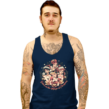 Load image into Gallery viewer, Daily_Deal_Shirts Tank Top, Unisex / Small / Navy Christmas Princesses
