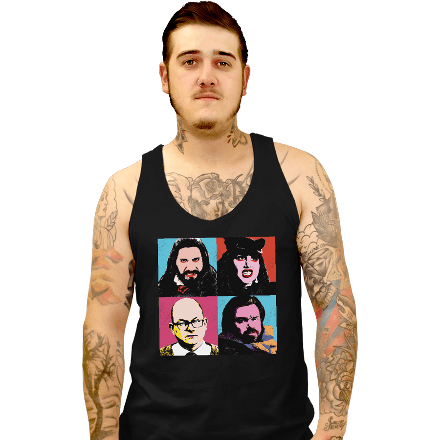 Shirts Tank Top, Unisex / Small / Black Warhol Vampires