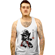 Load image into Gallery viewer, Secret_Shirts Tank Top, Unisex / Small / White Alphonse Sumi-e
