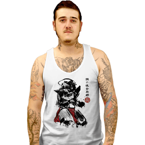 Secret_Shirts Tank Top, Unisex / Small / White Alphonse Sumi-e