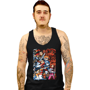 Daily_Deal_Shirts Tank Top, Unisex / Small / Black Morphin Pilgrim