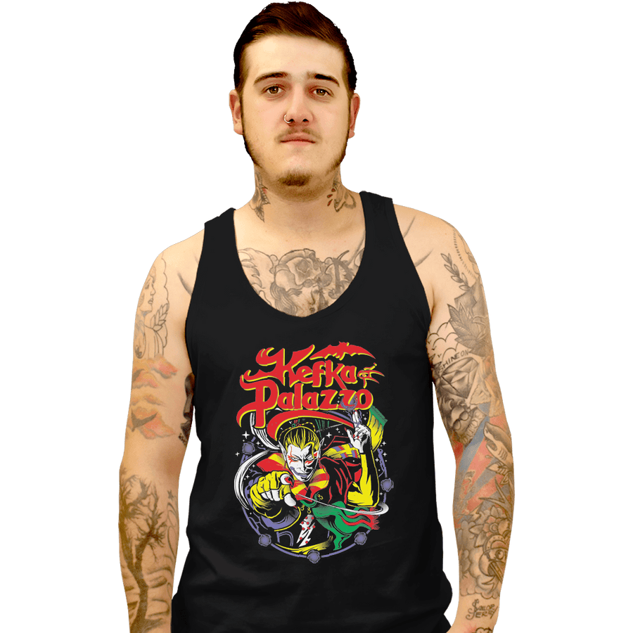 Shirts Tank Top, Unisex / Small / Black Dancing Mad
