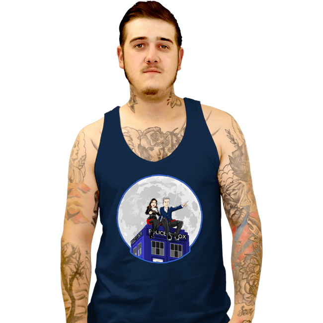 Shirts Tank Top, Unisex / Small / Navy Clara And The Doctor