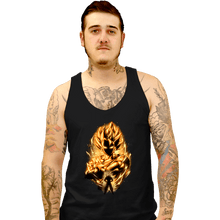 Load image into Gallery viewer, Shirts Tank Top, Unisex / Small / Black Golden Saiyan Vegito
